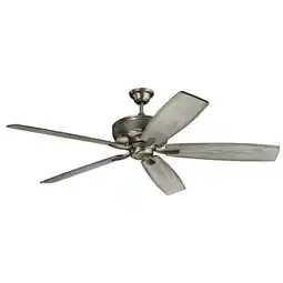 Walmart Kichler 300206 70 Monarch 5 Blade Indoor Ceiling Fan - Grey offer