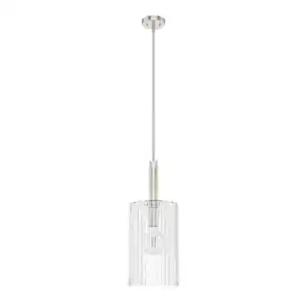 Walmart Hunter Gatz 25 Pendant Gatz 10 Wide Mini Pendant - Nickel offer