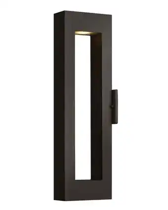 Walmart Hinkley Lighting 1644-Ll Atlantis 2 Light 24 Tall Dark Sky Outdoor Wall Sconce - Black offer