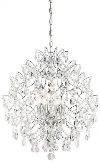 Walmart Minka Lavery 3157-77 Isabella's Crown Chandelier in Chrome offer