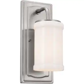 Walmart Kichler 52454 Vetivene 12 Tall Wall Sconce - Grey offer