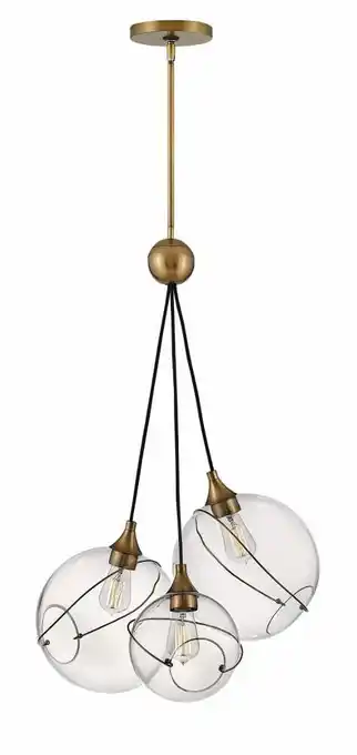 Walmart Hinkley Lighting - Three Light Pendant - Chandelier - Skye - 3 Light Pendant in offer