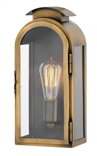 Walmart Hinkley Lighting - Rowley - One Light Outdoor Small Wall Mount in Traditional offer