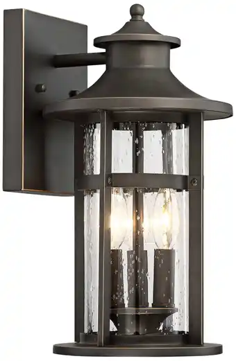 Walmart Minka Lavery Highland Ridge 15 High Bronze Outdoor Wall Light offer