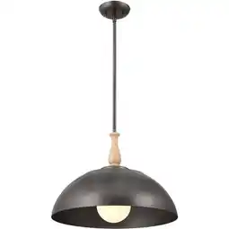 Walmart Kichler 52477 Fira 18 Wide Pendant - Anvil Iron offer