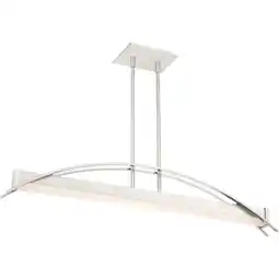 Walmart Quoizel Sabre 39 Kitchen Island Light in Brushed Nickel offer