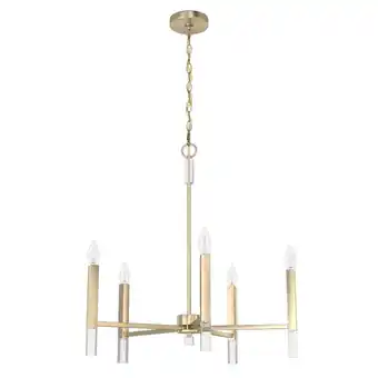 Walmart Hunter Fans - Sunjai - 5 Light Chandelier In Formal Style-26.25 Inches Tall and offer