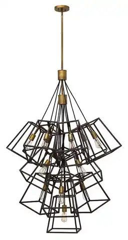 Walmart Hinkley Lighting - Fulton - 13 Light Multi-Tier Foyer in Transitional-Industrial offer