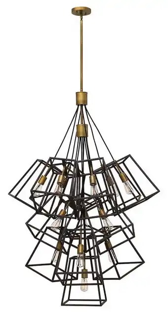 Walmart Hinkley Lighting - Fulton - 13 Light Multi-Tier Foyer in Transitional-Industrial offer