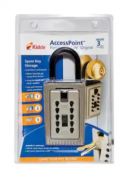 Walmart GE 5.3 H x 2.5 W Plastic 4-Digit Combination Key Safe 1 pk offer