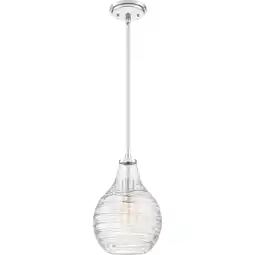 Walmart Quoizel Genie 9 Pendant Light in Polished Chrome offer