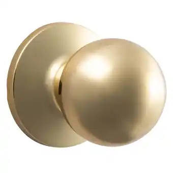 Walmart Brinks Passage Hall/Closet Classic Ball Style Doorknob, Polished Brass Finish offer