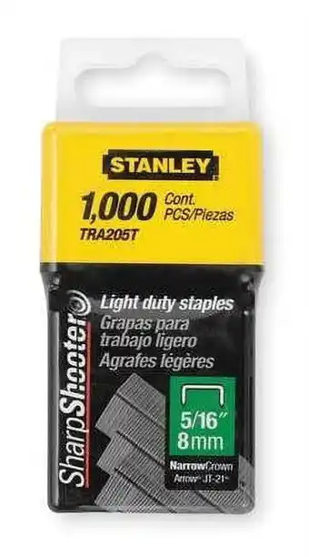 Walmart Stanley TRA205T 1,000 Units 5/16-Inch Light Duty Staples 2 pack offer