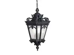 Walmart Kichler 9855BKT Tournai 3 Light 12 Outdoor Hanging Pendant in Textured Black offer