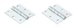 Walmart National Hardware - V505 2-1/2 Non-Removable Rivet Pin Hinge - 2 Pieces Per Pack offer