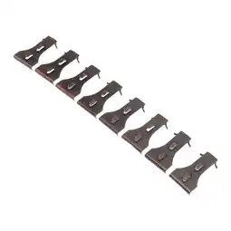 Walmart 8pcs Brick Hook Clips Fits Standard Size 2 1/4 to 2 3/8 in Brick Steel Wall Hangers, Black offer