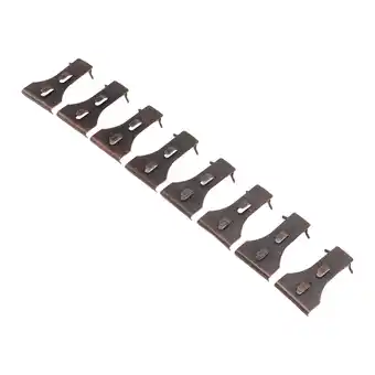 Walmart 8pcs Brick Hook Clips Fits Standard Size 2 1/4 to 2 3/8 in Brick Steel Wall Hangers, Black offer