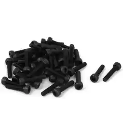 Walmart M3 x 14mm Carbon Steel Hex Socket Cap Head Screws Bolts Fastener Black 50 Pcs offer