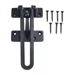 Walmart Door Lock Home Security Door Latch Anti-theft Buckle Door Buckle Door Bolt Black offer