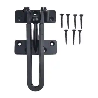 Walmart Door Lock Home Security Door Latch Anti-theft Buckle Door Buckle Door Bolt Black offer