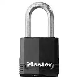 Walmart Master Lock 1-7/8 in. H X 1-3/16 in. W X 1-3/4 in. L Laminated Steel Ball Bearing Locking Padlock Ke offer