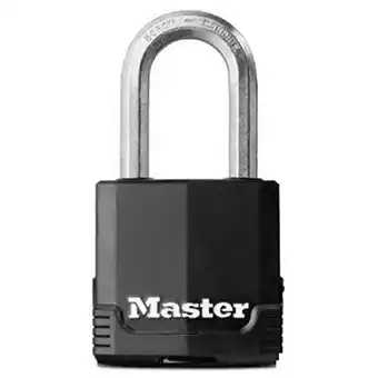 Walmart Master Lock 1-7/8 in. H X 1-3/16 in. W X 1-3/4 in. L Laminated Steel Ball Bearing Locking Padlock Ke offer