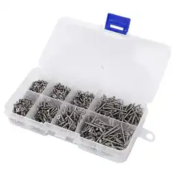 Walmart 800Pcs Stainless Steel Self Tapping Screw Assortment Kit Lock Nut Wood Thread Nail Screw Sets M2 offer