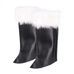 Walmart EHJRE Christmas Santa Boot Covers Costume Accessories Footwear Shoes Covers Santa Boot offer