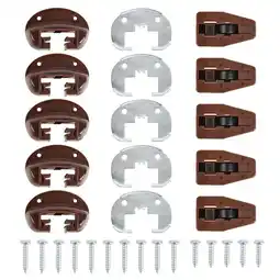 Walmart Replacement Drawer Track Slide Kit, 5 Sets Track Drawer Guides for Dressers, and Nightstand Drawers offer