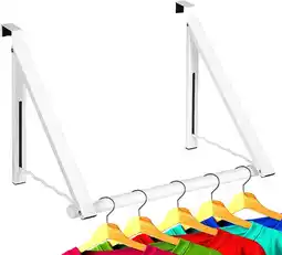 Walmart Over The Door Hanger Foldable Rack, Expandable Hanger Hooks for Hanging Towels, Coats & Clothes offer