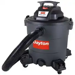 Walmart Dayton Contractor Wet/Dry Vacuum,12 gal,1,200 W 61HV84 offer