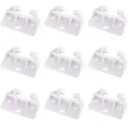 Walmart 10Pcs Plastic Drawer Guides Dresser Wardrobe Cupboards Drawer Guide Home Furniture Replacement Parts offer