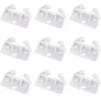 Walmart 10Pcs Plastic Drawer Guides Dresser Wardrobe Cupboards Drawer Guide Home Furniture Replacement Parts offer