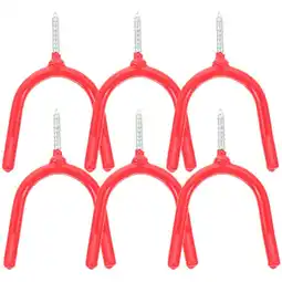 Walmart Shovel Holder Wall Mount Metal Hook Garage Tool Organizer Hooks Multipurpose Dipping 6 Pcs offer