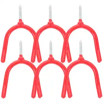 Walmart Shovel Holder Wall Mount Metal Hook Garage Tool Organizer Hooks Multipurpose Dipping 6 Pcs offer