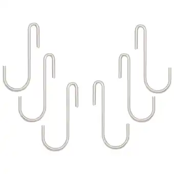 Walmart Range Kleen 6 Pack S-shaped Pot Rack Hooks RKNC48 offer