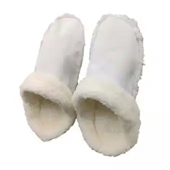 Walmart Baoblaze 4xLiner Slippers Cover Thick Hole Shoes Cover for Bathroom Kitchen 27cm white offer