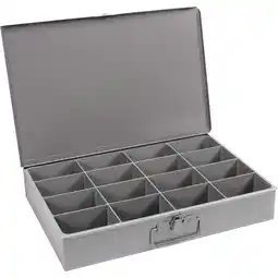 Walmart Durham Steel Scoop Compartment Box, 16 Compartments, 18 x 12 x 3, Lot of 4 offer