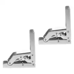 Walmart ICOL 3.14 x 2.63 x 3.14 90 Degree Folding Invisible Hinge, 2 Pack offer