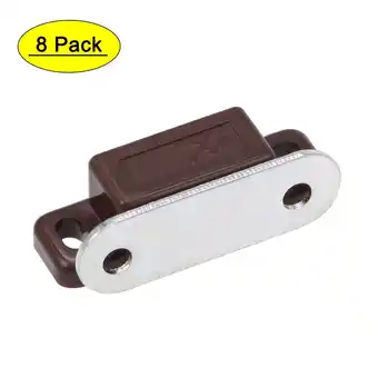 Walmart Uxcell Magnetic Latches Catch Magnet Metal Plastic Brown 8 Pack offer