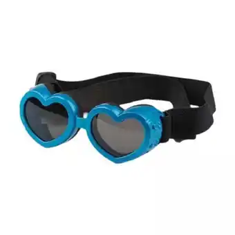 Walmart TOOYFUL 2xDogs Sun Glasses Windproof Heart-shaped Eye Protection Puppy Eyewear for Cat Blue offer