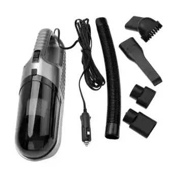 Walmart 12V Rechargeable Portable Wet/Dry Handheld Vacuum Cleaner for Car & Home Use - Grey offer