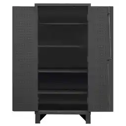 Walmart Durham HDCP244878-PB32-4S95 78 in. 12 Gauge Cabinets with Drawers, Gray - 4000 lbs offer