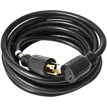 Walmart KFFKFF 30A 20-foot generator extension cord with twist-lock connector offer