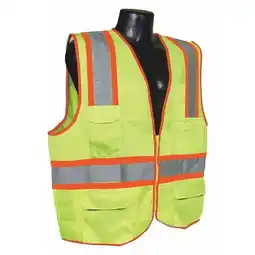 Walmart Condor High Visibility Vest,Yellow/Green,S 53YM48 offer