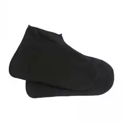 Walmart harayaa 6xWaterproof Rubber Shoe Protectors Latex Shoe Covers for Cycling Garden Women Black Large offer