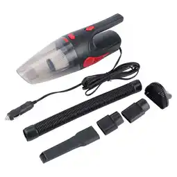 Walmart Portable Car Vacuum Cleaner 120W High Power Wet Dry Dual Use Dust Catcher(Black ) offer