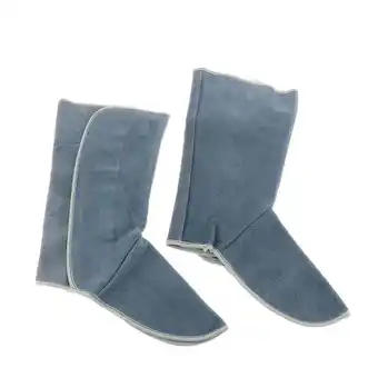 Walmart 1 Pair Cowhide Welding Protective Shoe Feet Cover Welder Inflaming Retarding - Blue offer