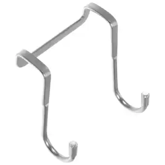 Walmart 2 Pack Stainless Steel Over Cabinet Door Hooks Multipurpose S Shaped Hanging Hooks offer