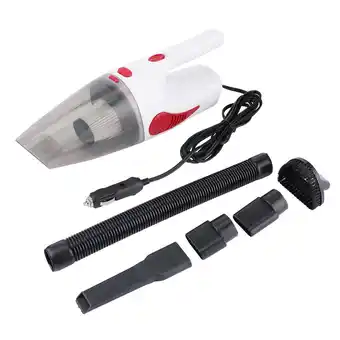 Walmart Portable Car Vacuum Cleaner 120W High Power Wet Dry Dual Use Dust Catcher(White ) offer